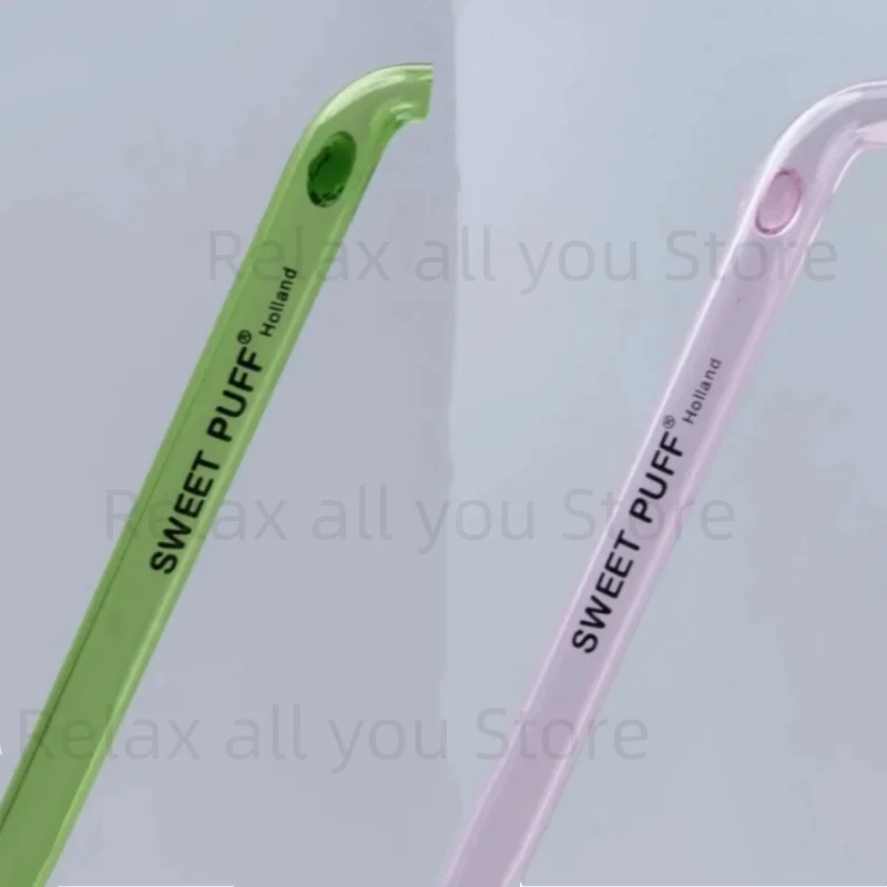 

Полноцветные стеклянные соломинки CuRvEd Sweet Puff 14 см