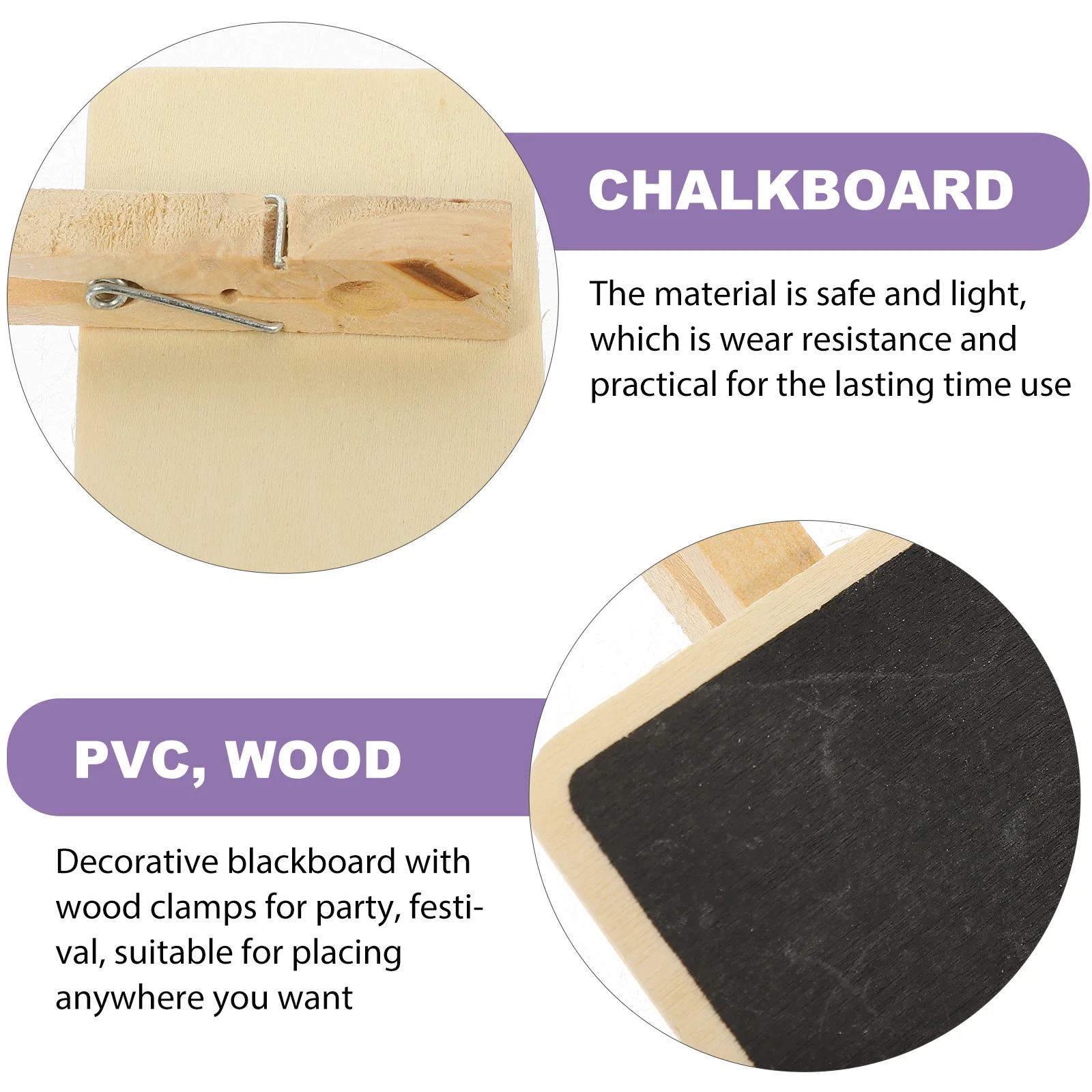 10 قطعة السبورة الصغيرة مع مشبك خشبي السبورة مذكرة كليب ل تسمية الغذاء حديقة الحضانة رسالة مجلس علامة حفلة الزخرفية