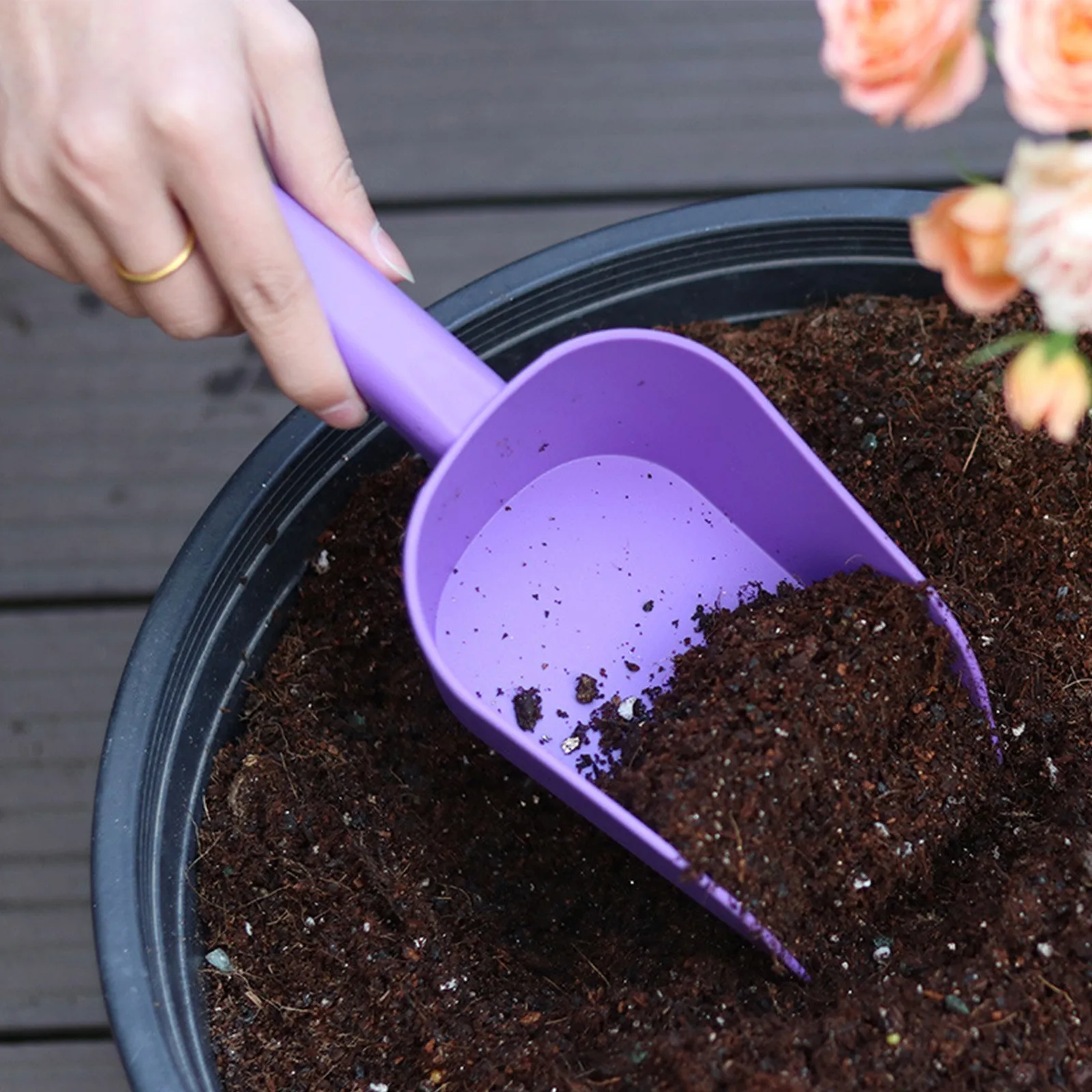 Small Plastic Garden Shovel Multifunctional Plant Shovel For Outdoor Garden Ingergonomic Garden Hand Shovel Tool Household Tools