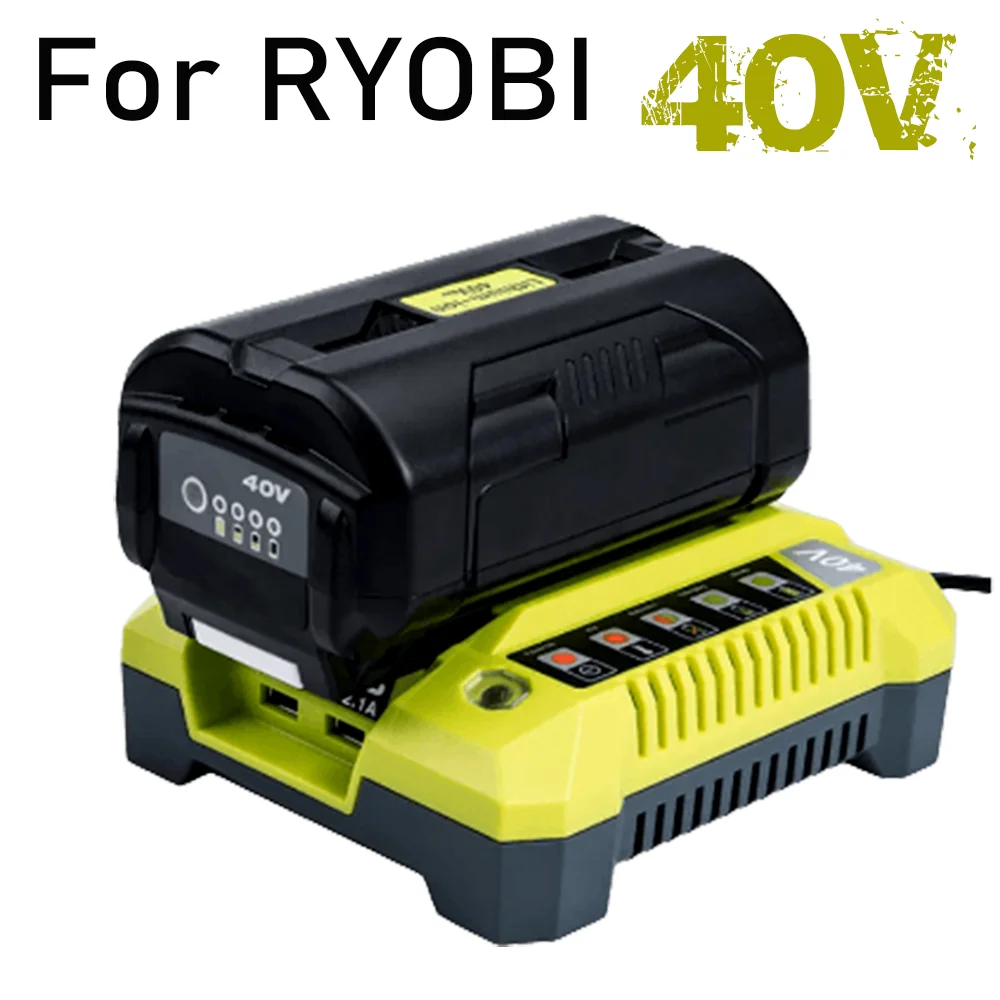 Batería de litio 40V 10000mAh OP4040 OP4026 OP4030 OP4050 OP4060A OP40201 OP40301 para herramientas eléctricas inalámbricas de la serie Ryobi