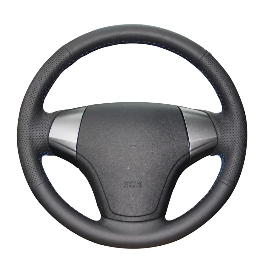 Black Artificial Leather Car Steering Wheel Cover for Hyundai Elantra 2006 2007 2008 2009 2010