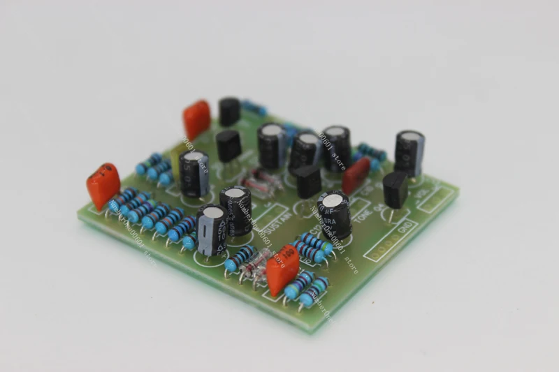 Efectos de guitarra eléctrica hechos a mano para máquina de tono, Octave, FAZ, Octave, Fuzz, placa de circuito