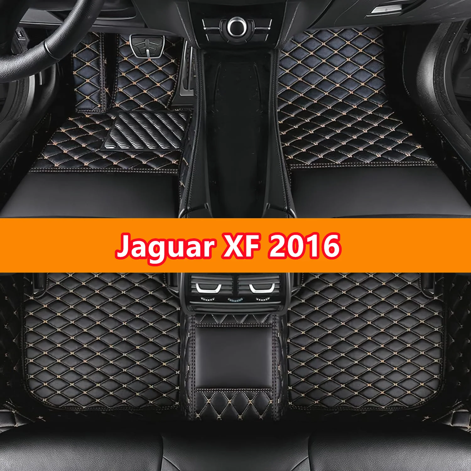 

Аксессуары для интерьера, автомобильные коврики для Jaguar XF 2016, кожаные коврики для автомобилей, ковры