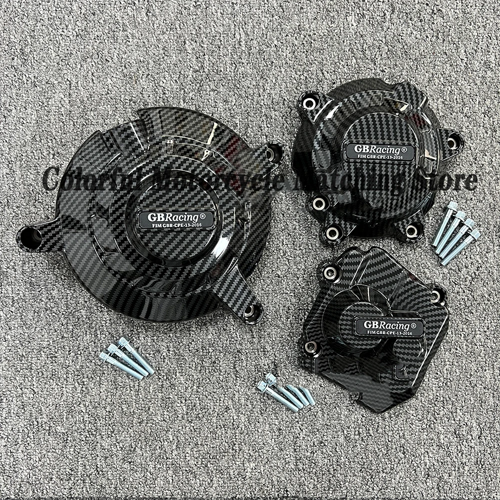 

ZX10 Motorcycles Engine protective cover for KAWASAKI ZX-10R 2011 2112 2013 2014 2015 2016 2017 2018-2025 carbon fiber printing