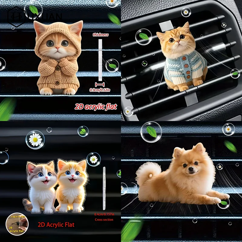 Car Interior Decoration Car Air Freshener Diffuser Car Air Outlet Perfume Clips Air Outlet Aroma Diffuser Ventilation Clip