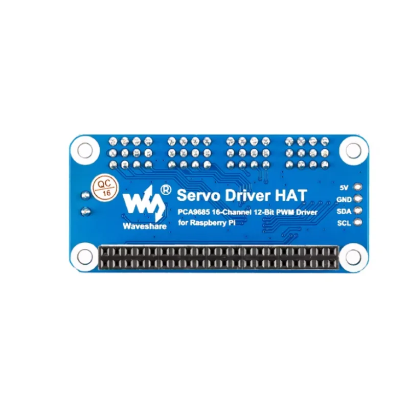 1pcs Raspberry Pi 4B/3B/Zero W 16-channel servo driver board PWM drive module I2C interface straight pin version