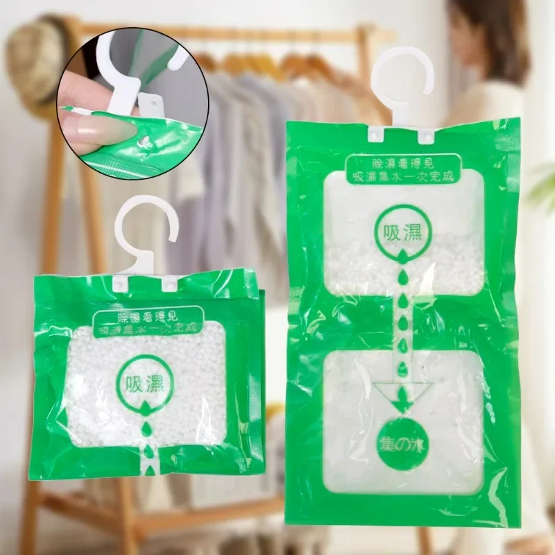 Moisture Absorber Hanging Bag Dry Agent Hygroscopic Desiccant Bags Anti Damp Wardrobe Bag Closet Dehumidifier Humidity Packs