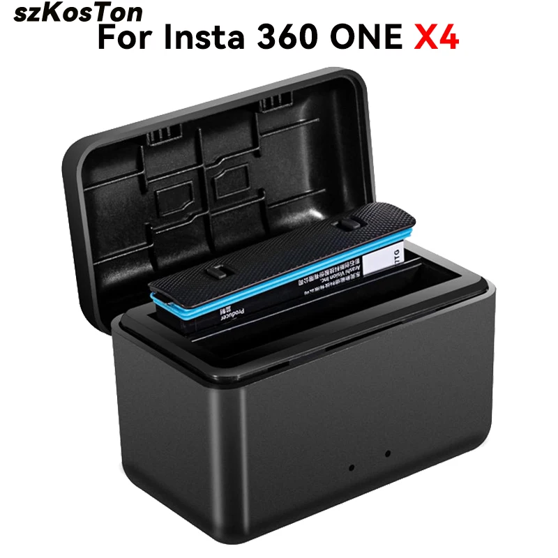 For Insta360 X4 Fast Charging Box For Insta 360 ONE X 4 Charger Hub Accessories