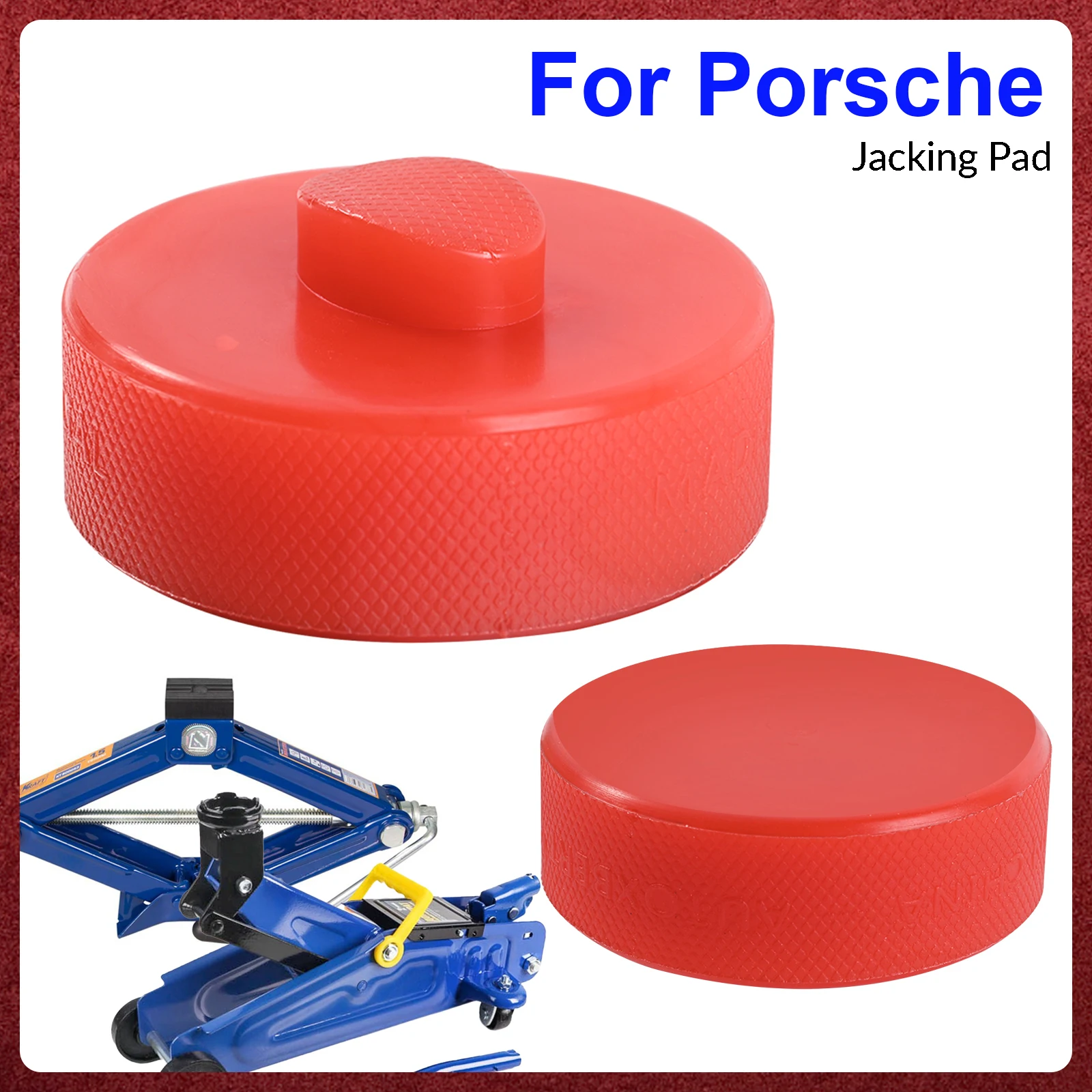 4Pcs Jack Pad Protector Jacking Tool Pinch Weld Side Lifting Disk PE Strong Adapter For Porsche 911 964 993 996 Cayman Boxster