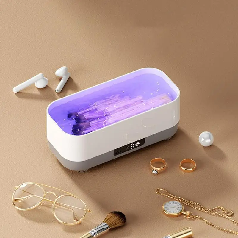 Jewelry Cleaner Ultrasonic Machine Cleaning Jewelry Machine Ultrasonic Cleaner 360 Degree Cleaning Household Cleaner With 3