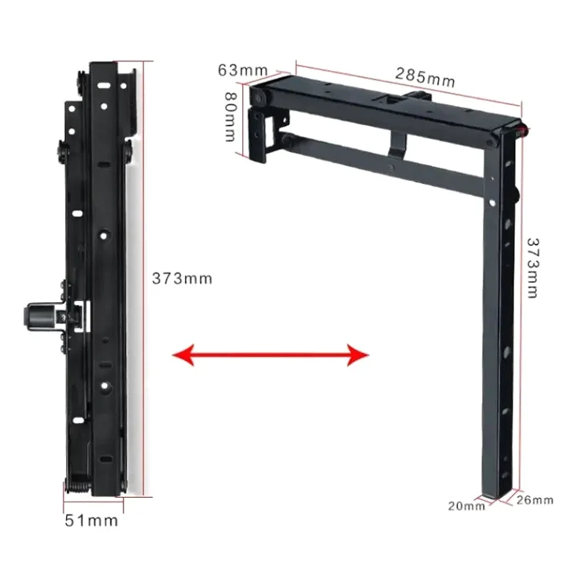 ABDJ-1 คู่ (2 ชิ้น)/ล็อต บานพับพับเก็บได้สำหรับเก้าอี้/ตู้เสื้อผ้า/ตู้เก็บของ