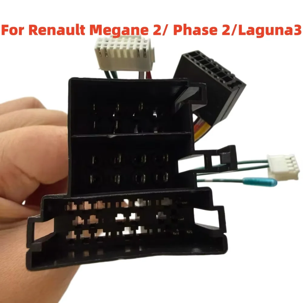 For Renault Megane 2/ Phase2/Laguna 3/ Trafic Mk2/Kangoo Cable Wiring Harness Power Canbus Box Decoder Adapter Android Car Radio