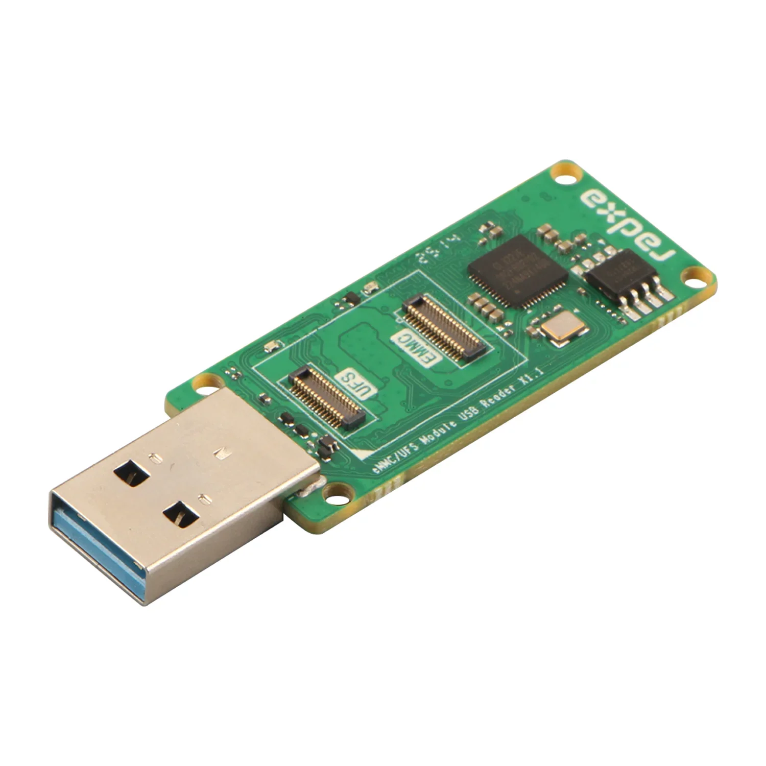 BoMaSRadxa UFS EMMC Module Reader For Radxa SBCs USB 3.0 High Speed Memory Card Adapter