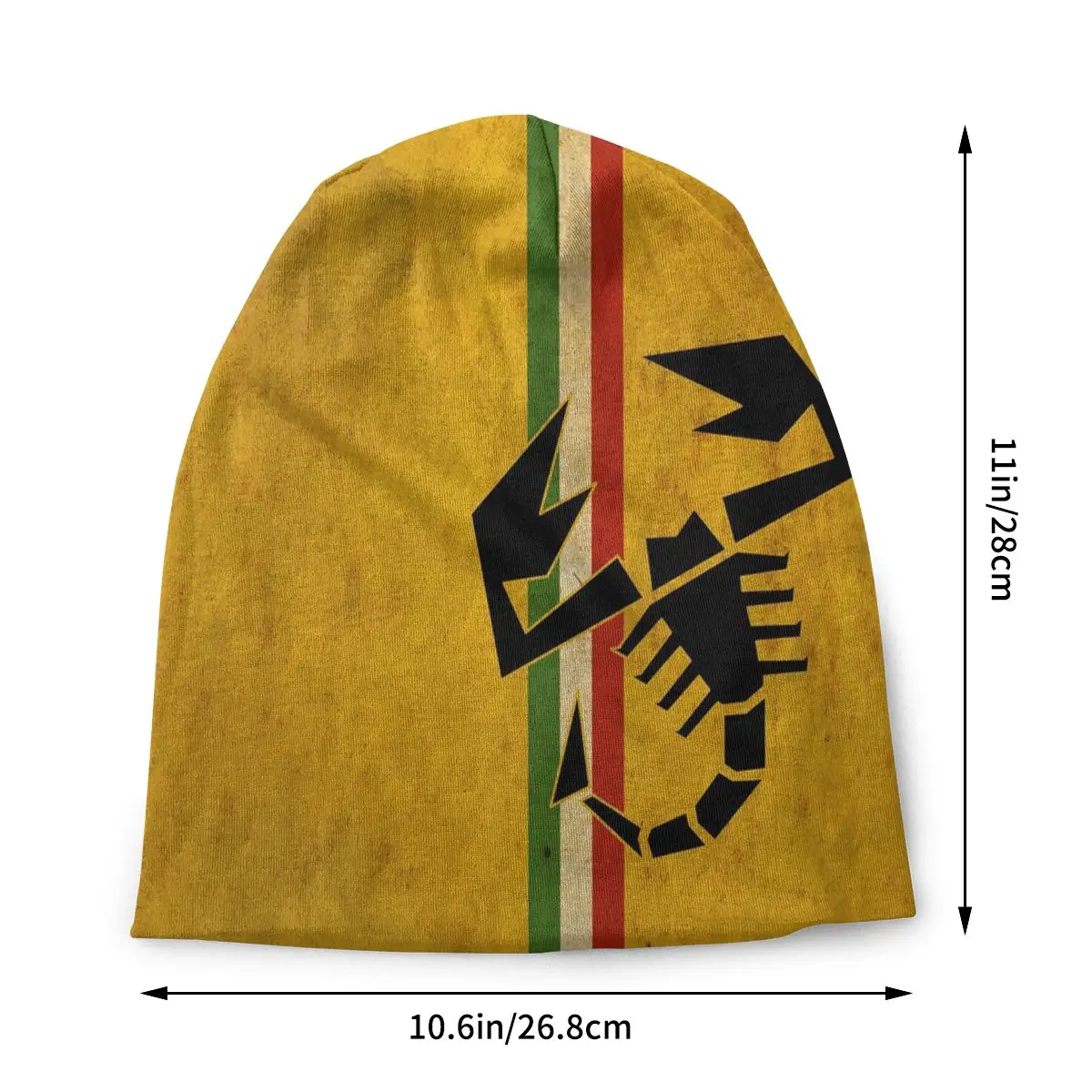 Abarth Scorpion Skullies Beanies Caps Scorpion Logo Thin Hat Autumn Spring Bonnet Hats Men Women's Hip Hop Ski Cap