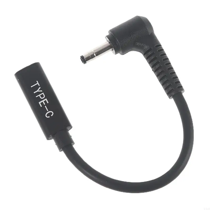 Y4Ue Black Typ C Weiblich für 4.0x1.7mm 20 V für Laptop -Ladekabel