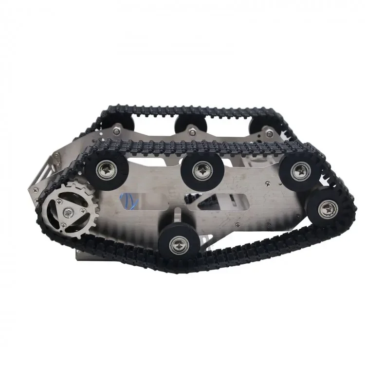 ชุดรถถังหุ่นยนต์ WIFI แบบยังไม่ประกอบ ชุดรถหุ่นยนต์อัจฉริยะ + แขนหุ่นยนต์ A1 รุ่นมาตรฐาน สีดำ