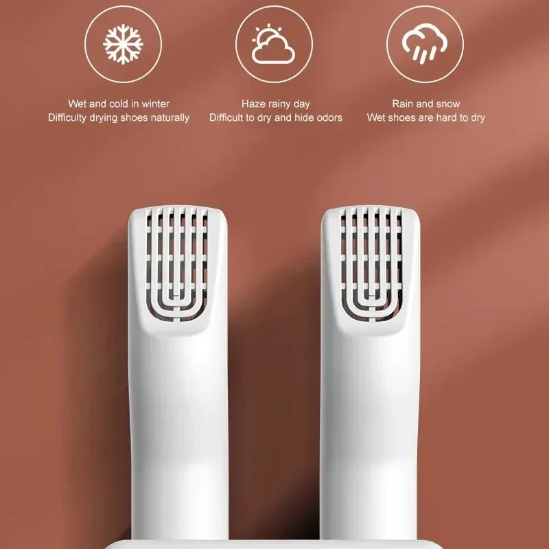 Zai xiao 220v secador de sapatos elétrico assar luvas de sapato máquina de secagem esterilizador botas secador protetor de pé odor desodorante aquecedor