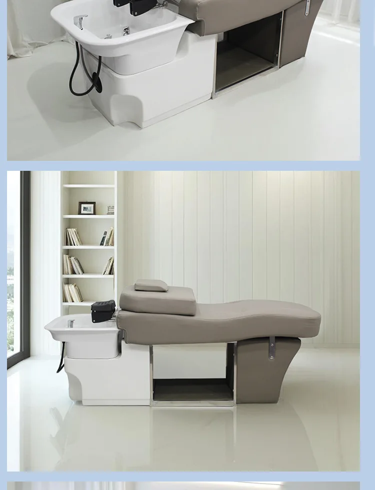 YJQ Premium Simple Hair Salon Dedicated Hair Washing Bed for Beauty and Hair Salon Thai Style