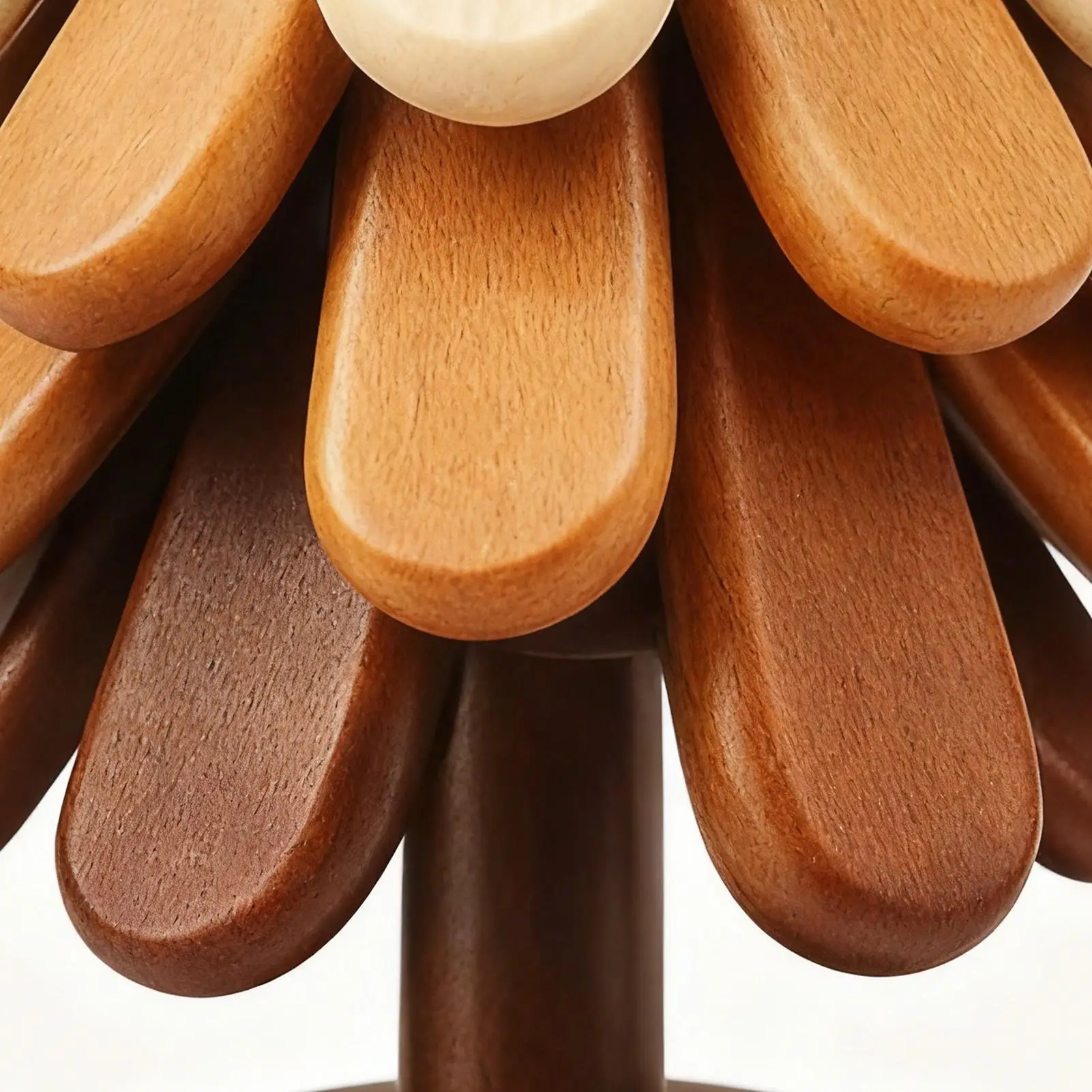 

Деревянный набор подставок в виде дерева, 4 шт., складной нескользящий коврик для столовых приборов, держатели для горячих кастрюль с подставкой для кухни, пикника, столовой, праздника