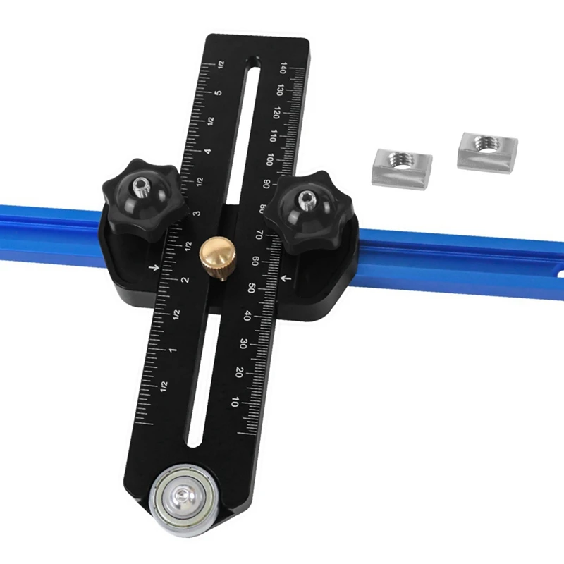 AB47-Safety Table Saw Jig Thin Rip Jig For Making Repetitive Narrow Thin Strip Cuts Metal Fast Thin Ripping Guide