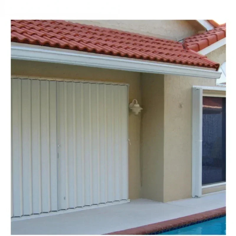 

Hot Sales Hurricane Wind Resistance Accordion Shutter AS2047 ISO9001 ISO14001 ISO45001 CE Aluminium Doors Decoration Horizontal