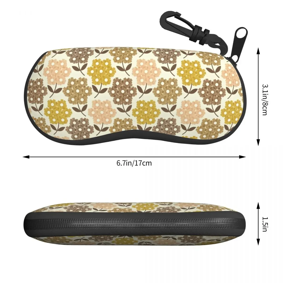 Custom Orla Kiely Floral Glasses Case Cool Scandinavian Flowers Shell Eyeglasses Case Sunglasses Box