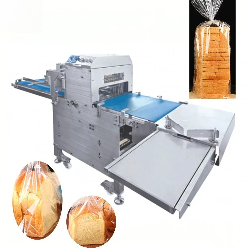 Stainless Steel Automatic Bread Toast Full Cutting Machine with Scrap Recycling for Food Manufacturing Plant Customized