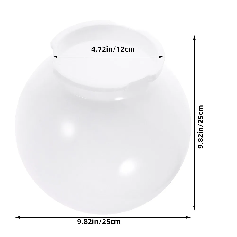 Spherical Lampshade Globe Replacement Shades Acrylic Light Covers Wall Street Patio Garden Outdoor Waterproof Decor