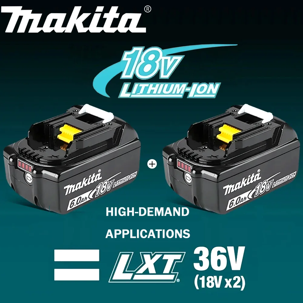 

Original For Makita 18V 9000mAh Rechargeable Power Tools Battery with LED Li-ion Replacement LXT BL1860B BL1860 BL1850