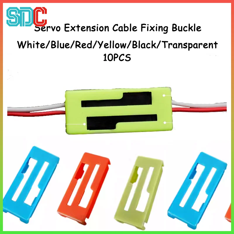 

10pc Extended Y-Line Connector RC Drones Air Model Glider Anti-Lock Clamp Head Prevents Loose Connections in Remote Control Toys