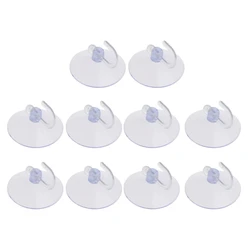 Suction Cup Hooks Set of 10 Bathroom Shower Wall Suction Hangers Accessory