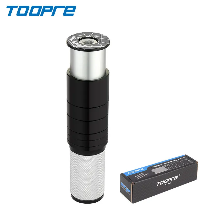 TOOPRE Height Spacer Riser Bike Fork Stem Extender Inside Fiameter 24.6-25.4mm 55mm Outer Diameter 28.6mm for Mountain Road Bike