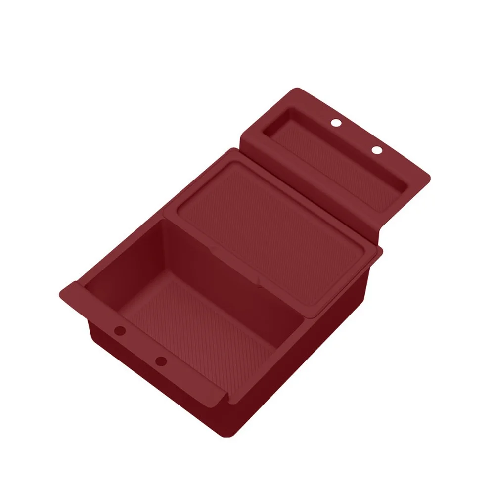 Silicone Center Console Organizer Tray for M6 2026 with Dual Storage Levels and Form-Fitted Armrest Integration