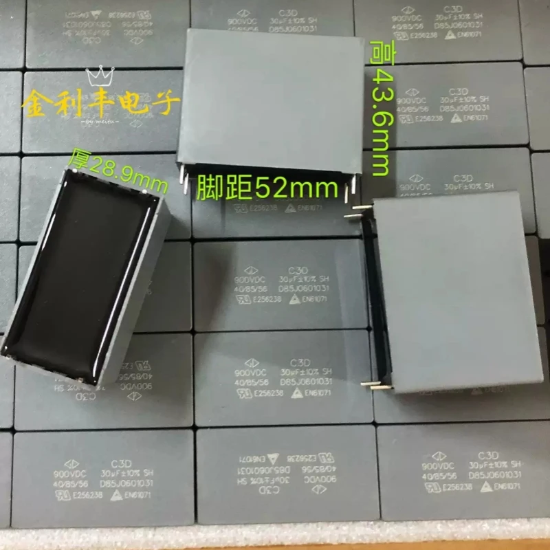 Xiamen Farad C3D 900VDC 30UF 900V 306 IGBT Thick Copper Foot Absorption Protection Film Capacitor