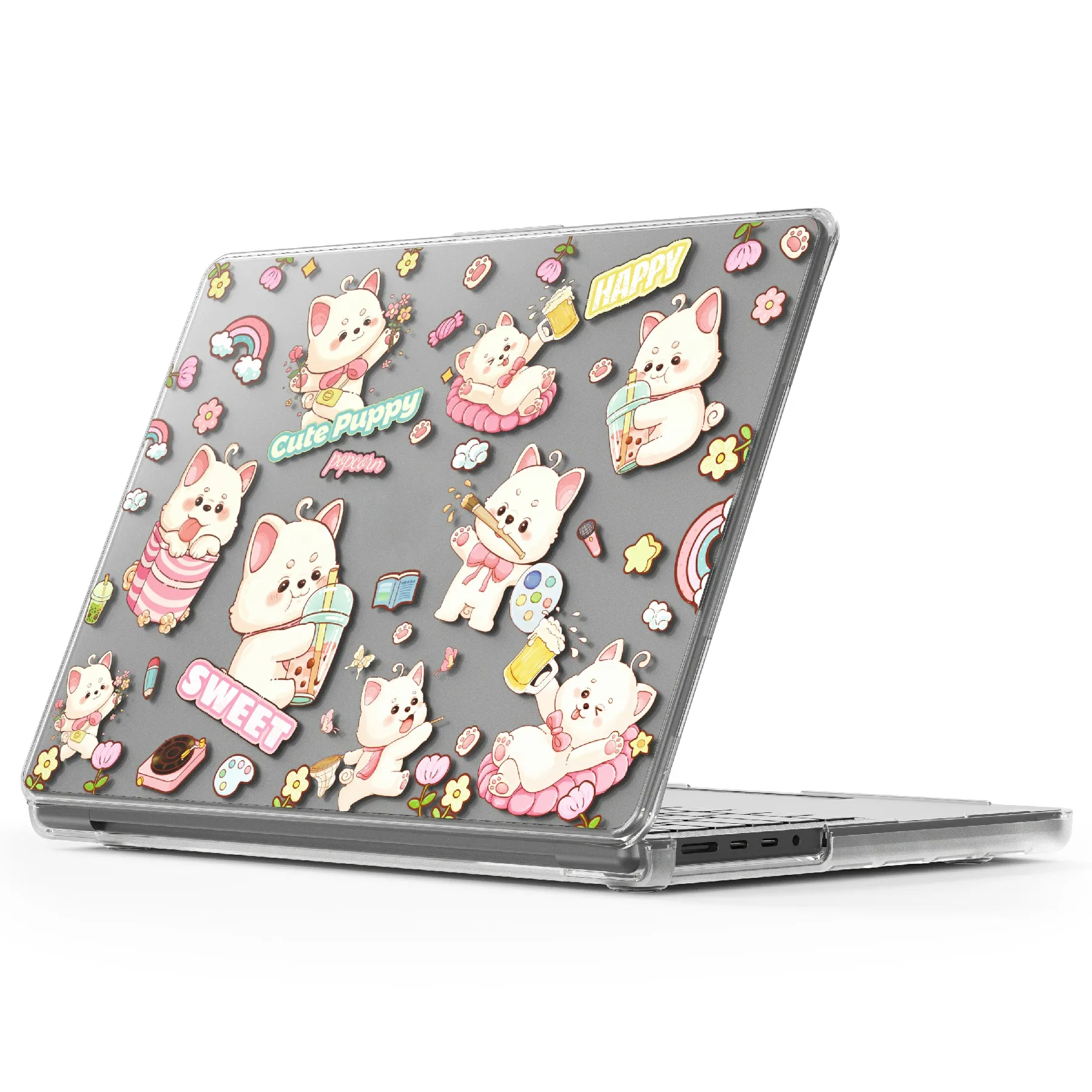 

Imprint Pattern PC TPU Laptop Case For MacBook Pro 14 inch (2024) M4 A3112 A3185 A3401 / (2023) A2779 M2 A2918 A2992 M3 / (2