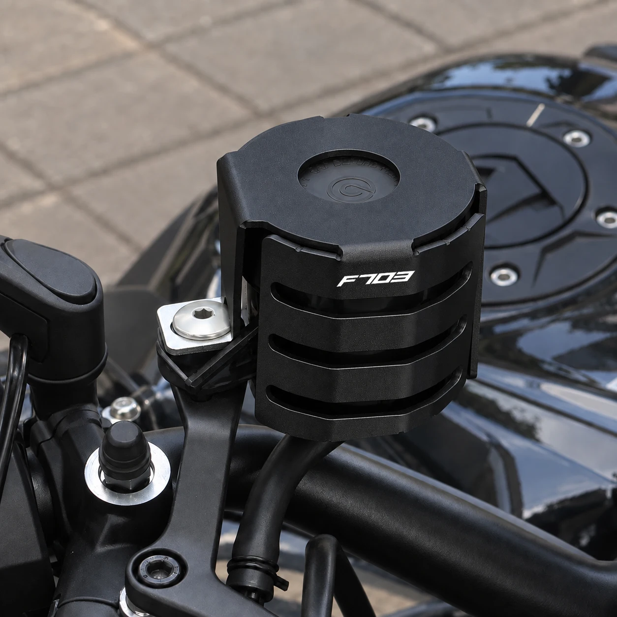 For Zontes 703F 703 F 2024-2026 Motorcycle Front Brake Oil Reservoir Cover Oil Cup Decorative Shell Protective Cover Accessories