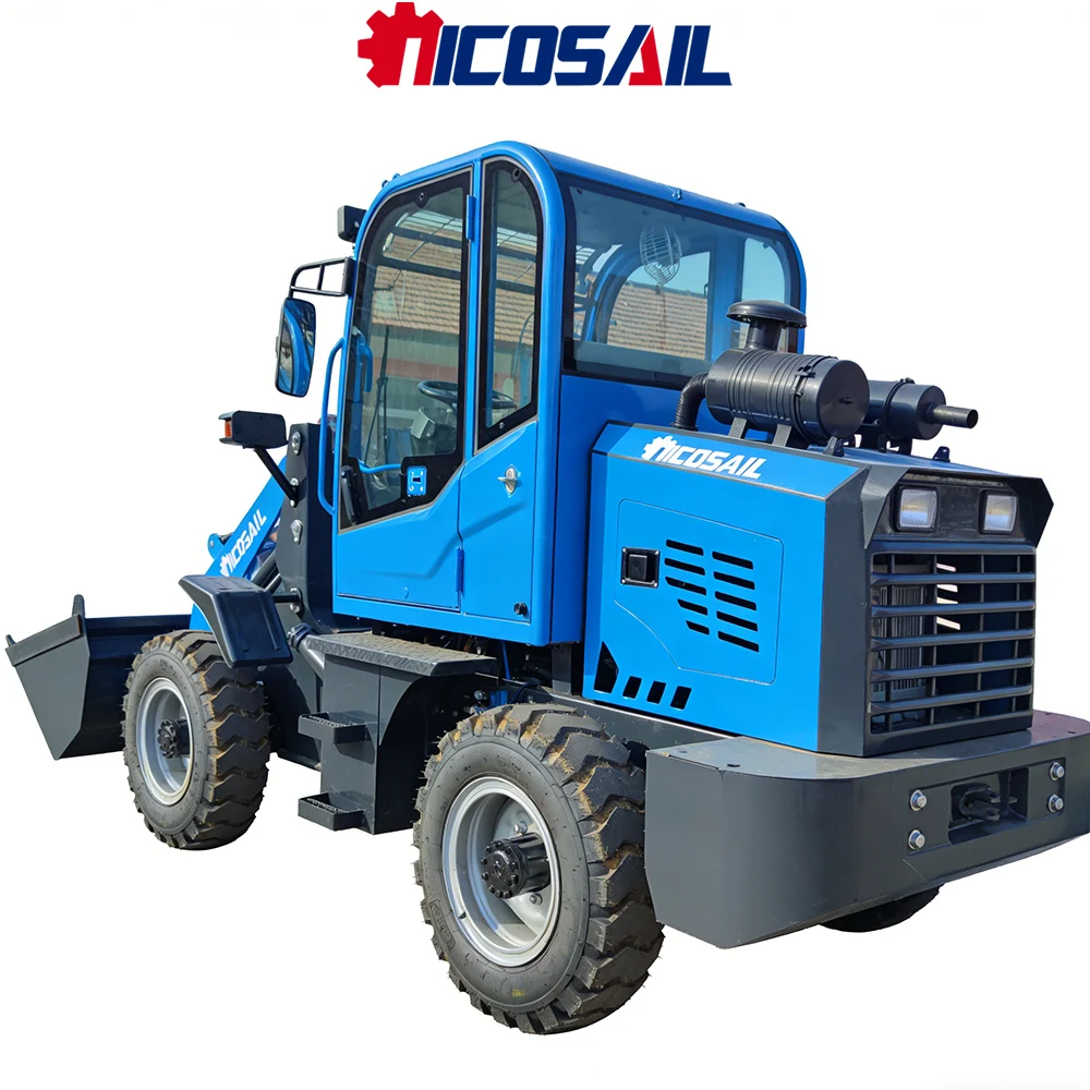 

Nicosail 2100kg Heavy-Duty Loader ZL910 for Engineering Construction Removal Bulk Material Handling Site Leveling