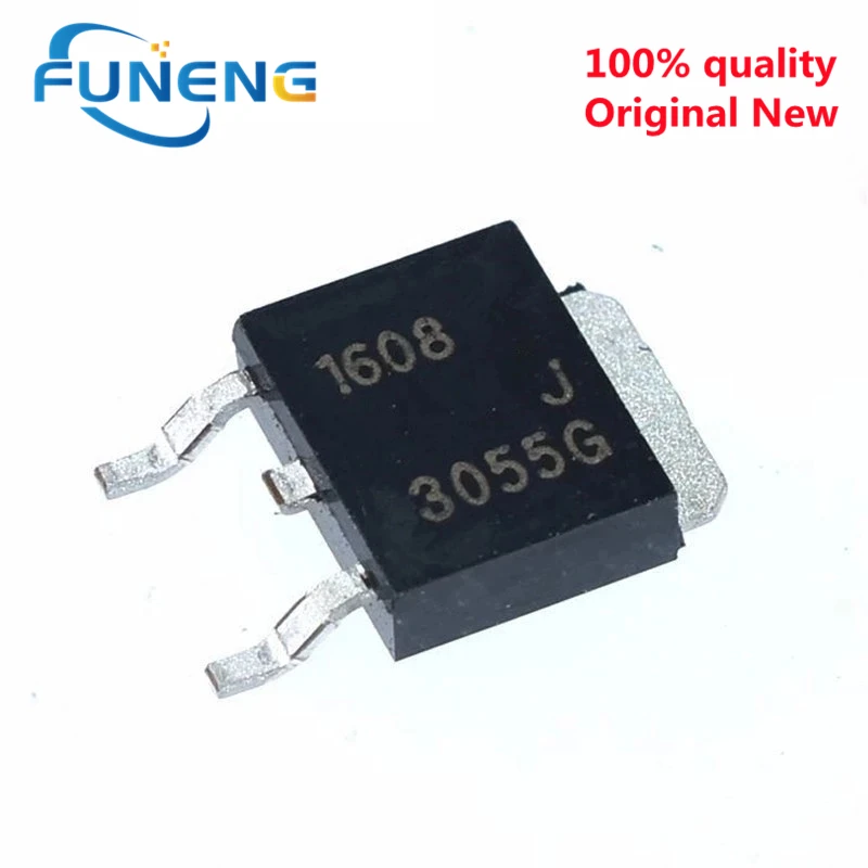 10pcs/lot SMD transistor MJD3055G MJD3055 transistor TO-252 original