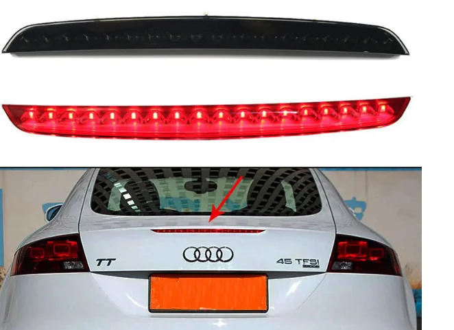 Suitable For Audi TT From 2006 to 2014 With High-position Brake Lights And Brake Light Signal Lights. Auto Parts: 8J0945097