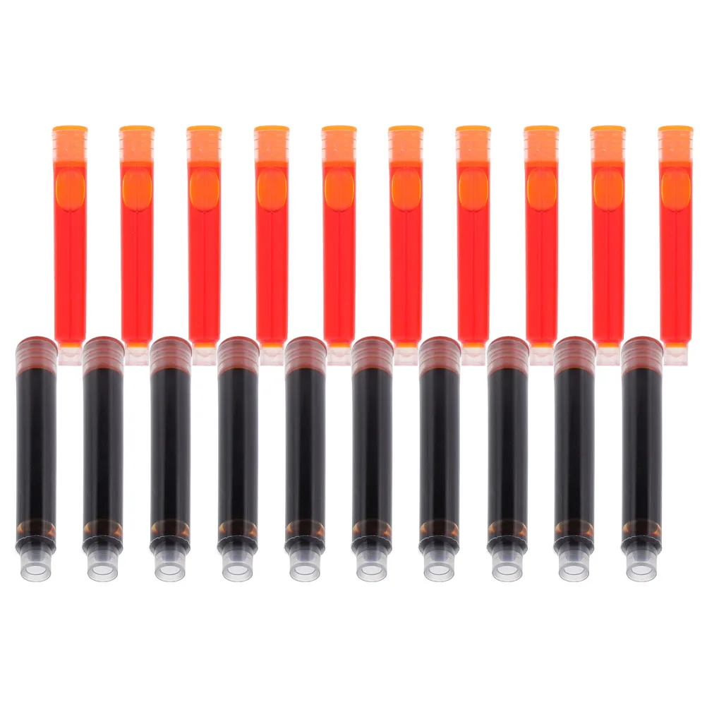 

100 Pcs Colorful Erasable Ink Universal Cartridges Fountain Pen Refills Filling Professional Pens Supplies Plastic Inc