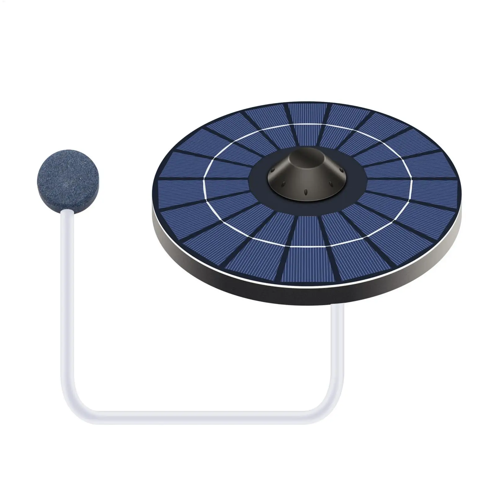 Solar Floating Pond Aerator Pond Oxygen Pump with Air Hose and Bubble Stone Bubble Oxygenator Auto Off for Birdbath