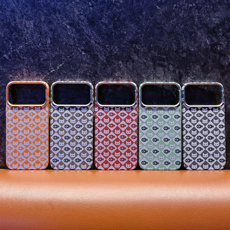 حافظة مغناطيسية رفيعة للغاية لطيفة على شكل رسوم كرتونية لهاتف آيفون 17 إير 16 15 برو ماكس غطاء مناسب لـ Magsafe خفيف الوزن وصل حديثًا #3