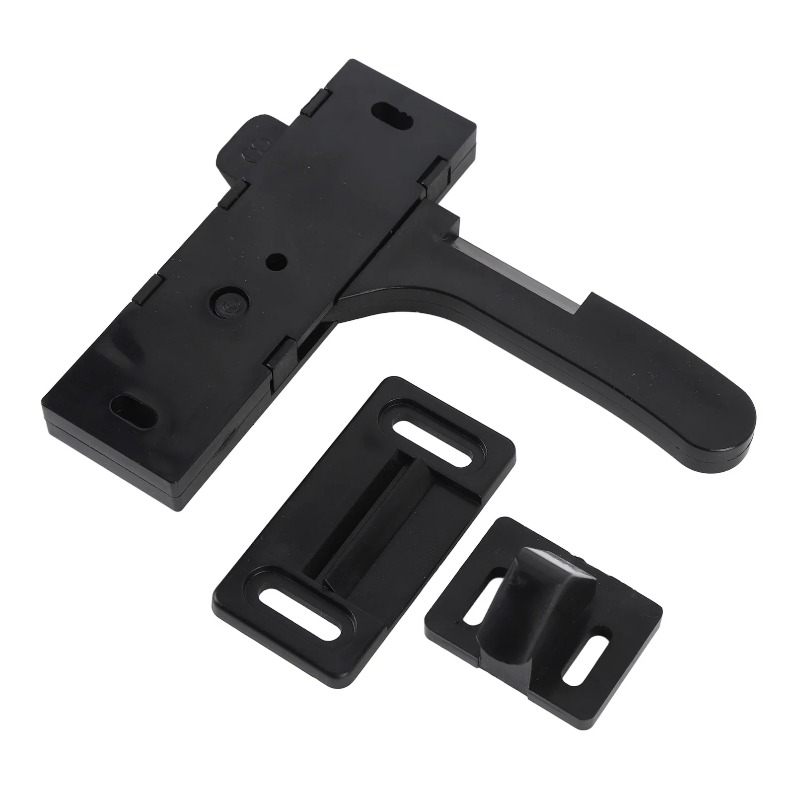 Дверь с экраном для автофургона, правая дверная ручка с экраном, устойчивая к истиранию, простая установка, прочный с винтами для кемпинга, автомобиля