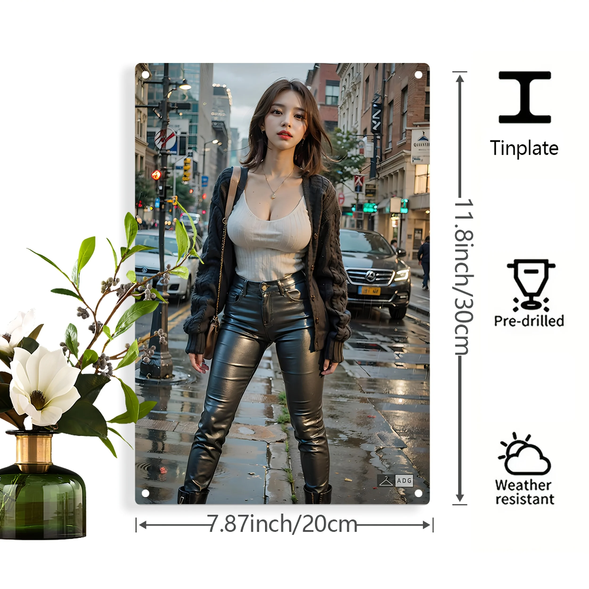Targa in Metallo HD, Decorazio - Asian Street Fashion Girls recensione e prezzo