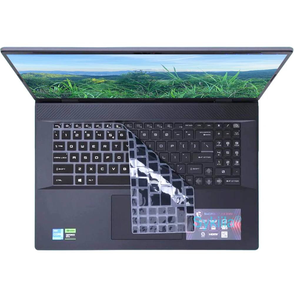 Keyboard Cover for MSI Katana 15 17 A15 A17 GF66 GF76 HX B14W B13V B13U AI B8V Gaming Silicone Protector Skin Case 15.6 17.3