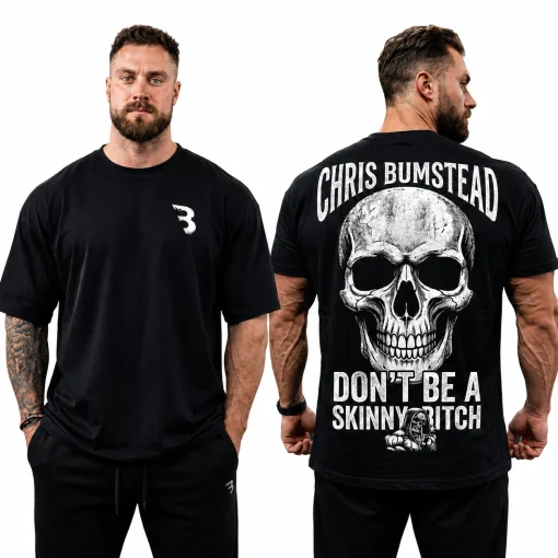 2026 Chris Dbasb Skull T-Shirts - Don't Be A Skinny B_tch Shirt GYM Graphic Cotton Tee Printing High-end Luxury Unisex Style