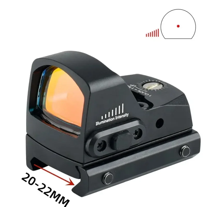 

2025 hot sale Sight Red Dot for Hunting With Side Battery Compartment 10 Illumination Waterproof Reflex Open Red Dot
