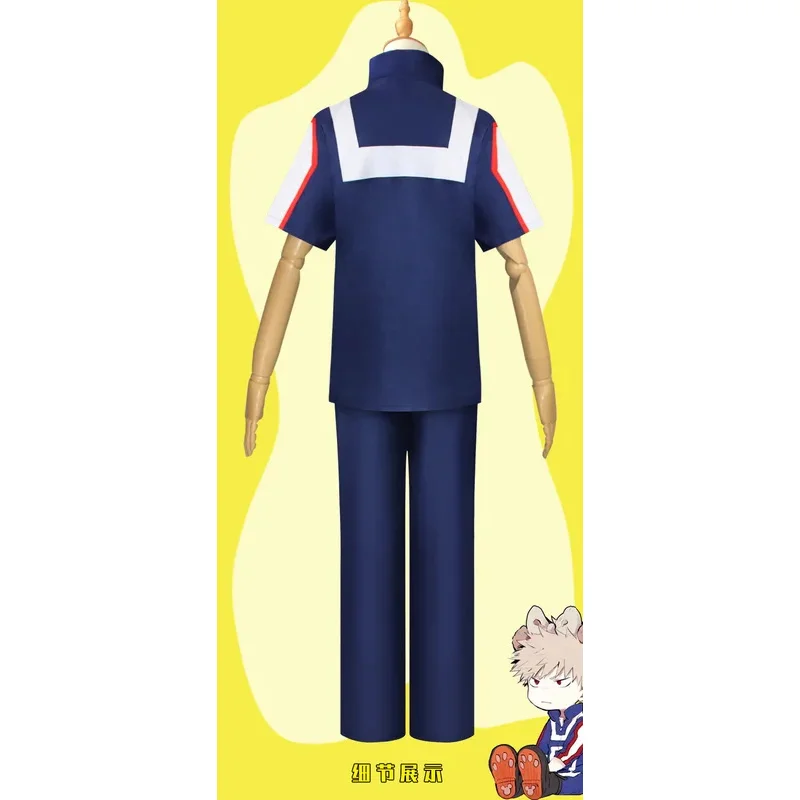 أنيمي بطلي الأكاديمية زي الرجال النساء زي مدرسي سراويل رياضية Midoriya Izuku Todoroki Shouto تأثيري حلي سم؛ 5