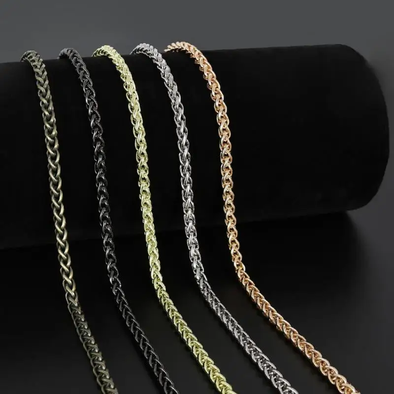 

Lantern Bags Chain Metal Replacement Chain Handle Bag Handbag Antique Bronze Silver Golden Accessory Bag Replacement Strap
