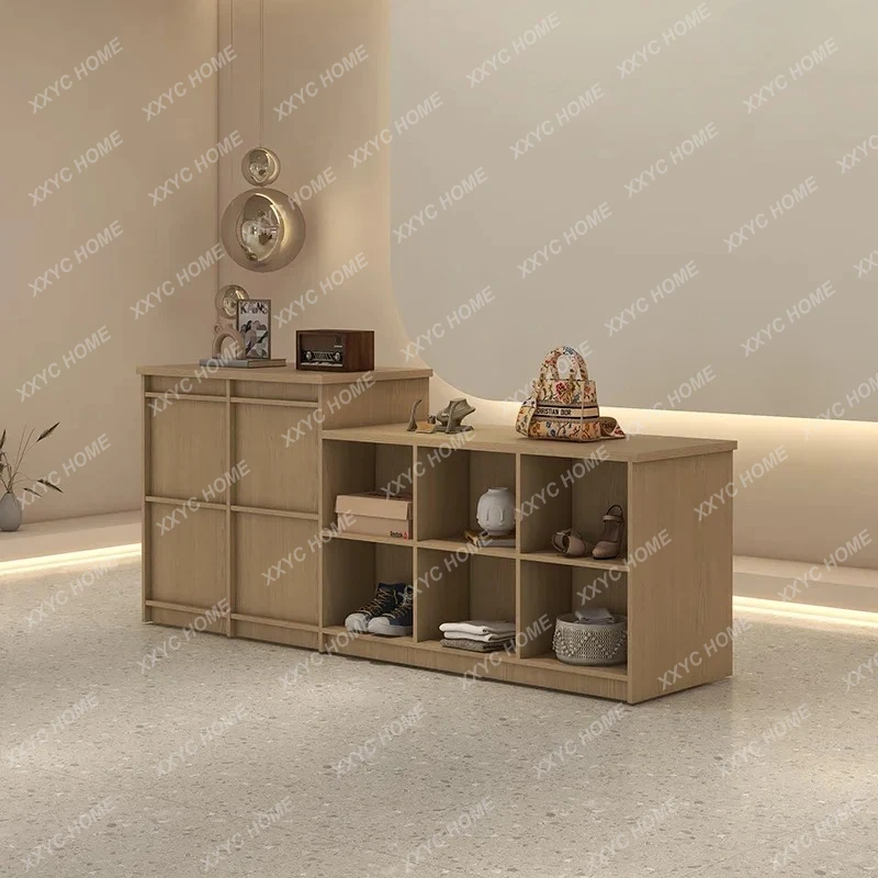 DF Simple Modern Clothing Store Double-Sided Grid Island Display Rack